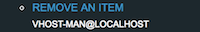 adminui vhost remove item button