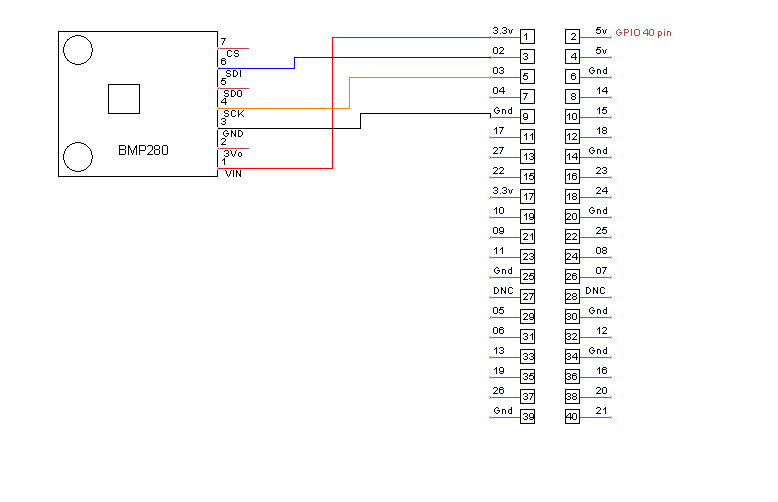BMP280 Wiring Diagram