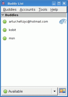 Pidgin Hotmail Buddy Added