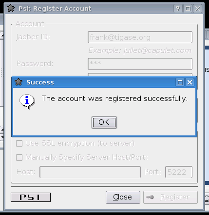 Register Account Success